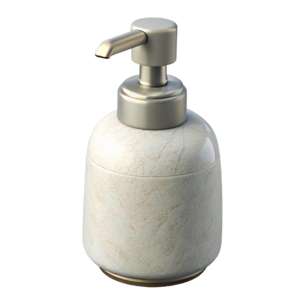 wonderful minimalist White Soap Dispenser Side View Transparent Background original png