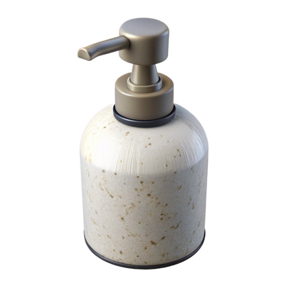 magnificent classic White Soap Dispenser with Pump Cutout authentic png