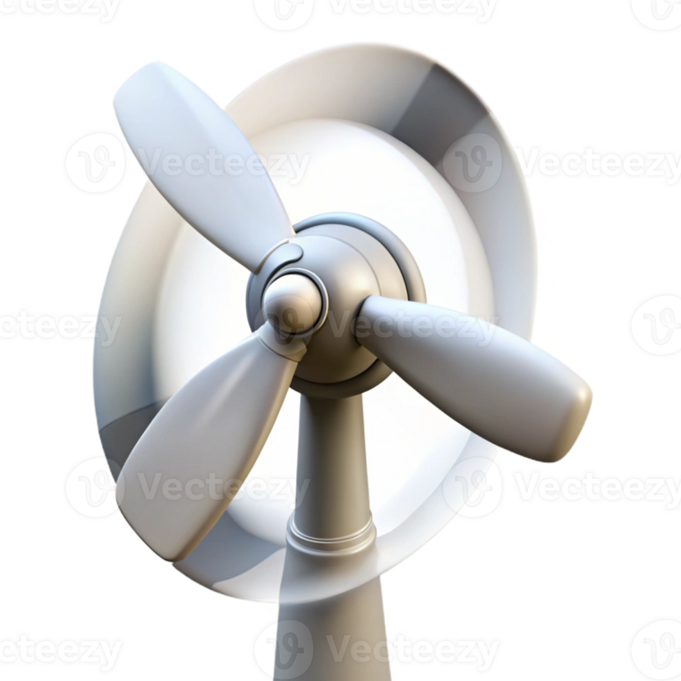 wonderful artistic Wind Turbine Blades Rotating Transparent Element high quality png