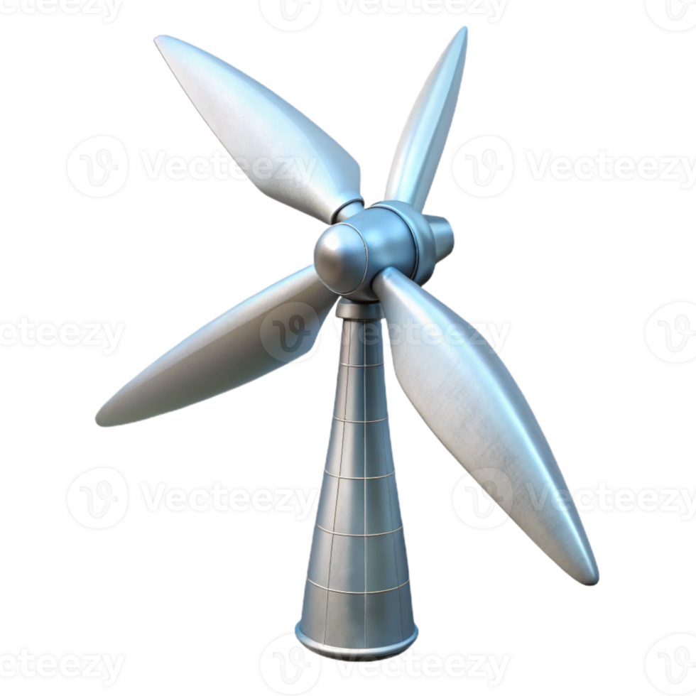 dramatic vintage Wind Turbine Blades Rotating Transparent Element genuine png