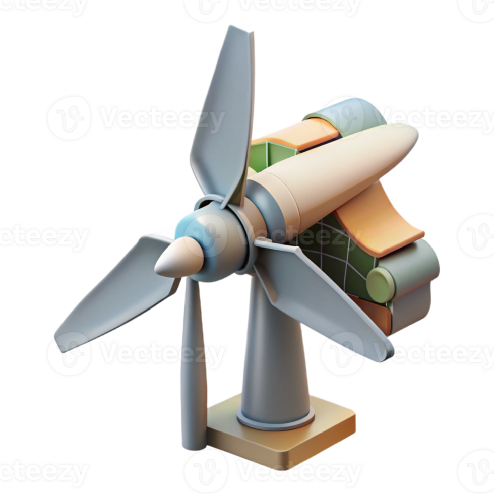 serene classic Wind Turbine Components Diagram Cutout png