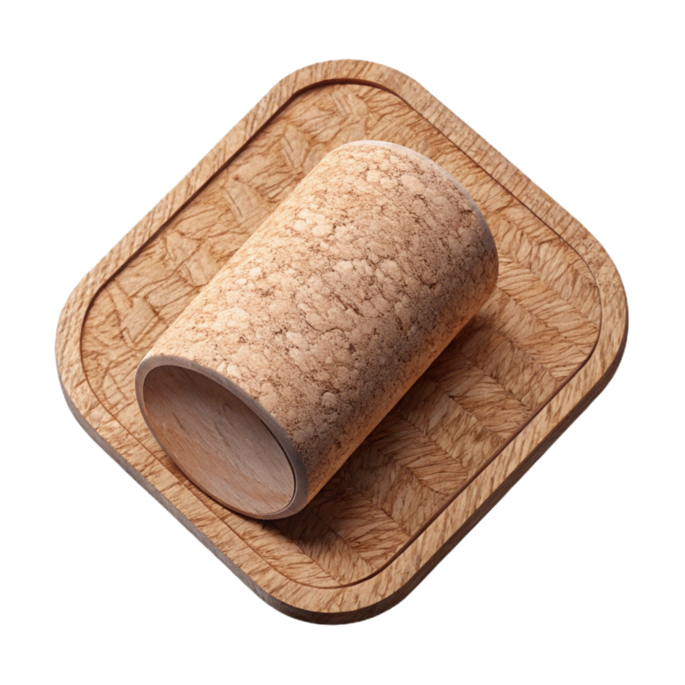 impressive rustic Wine Cork Bath Mat Textured Surface Isolated genuine png