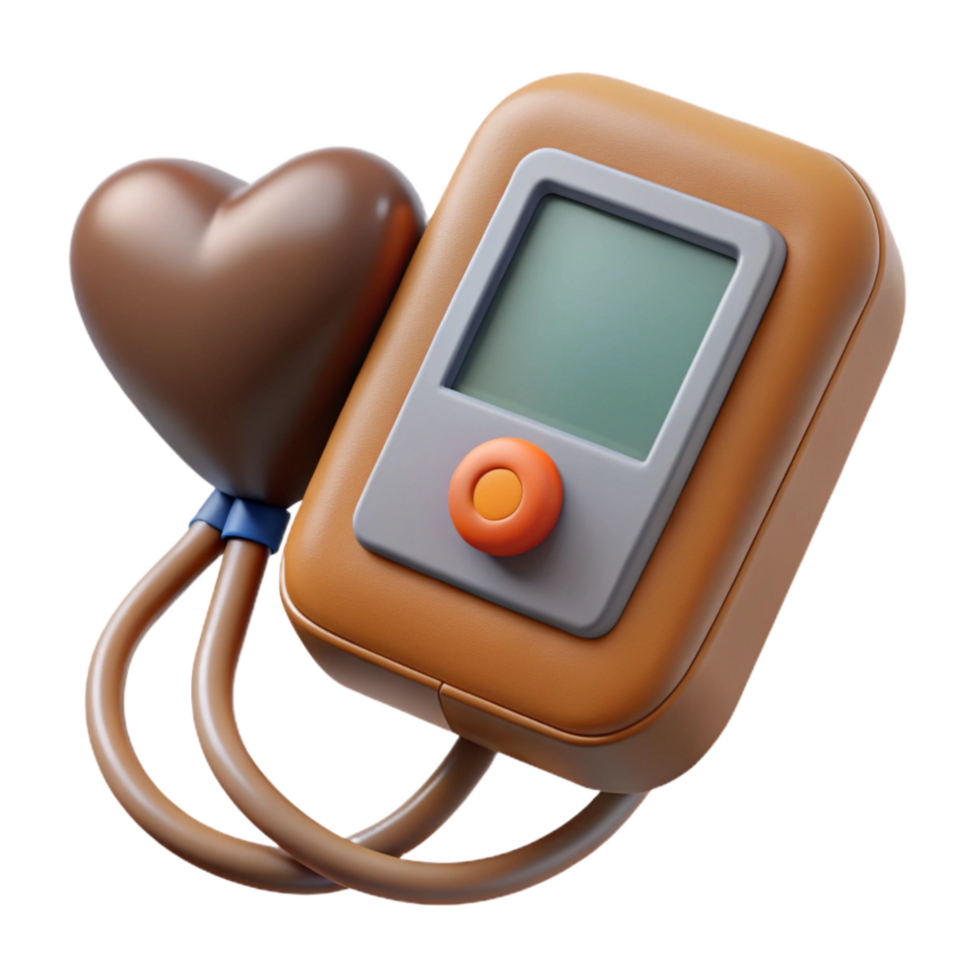 impressive vintage Wireless Blood Pressure Monitor Cutout detailed png