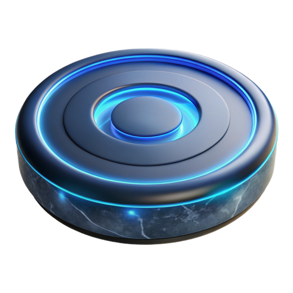 dramatic abstract Wireless Charging Pad Glowing Ring Transparent Background png