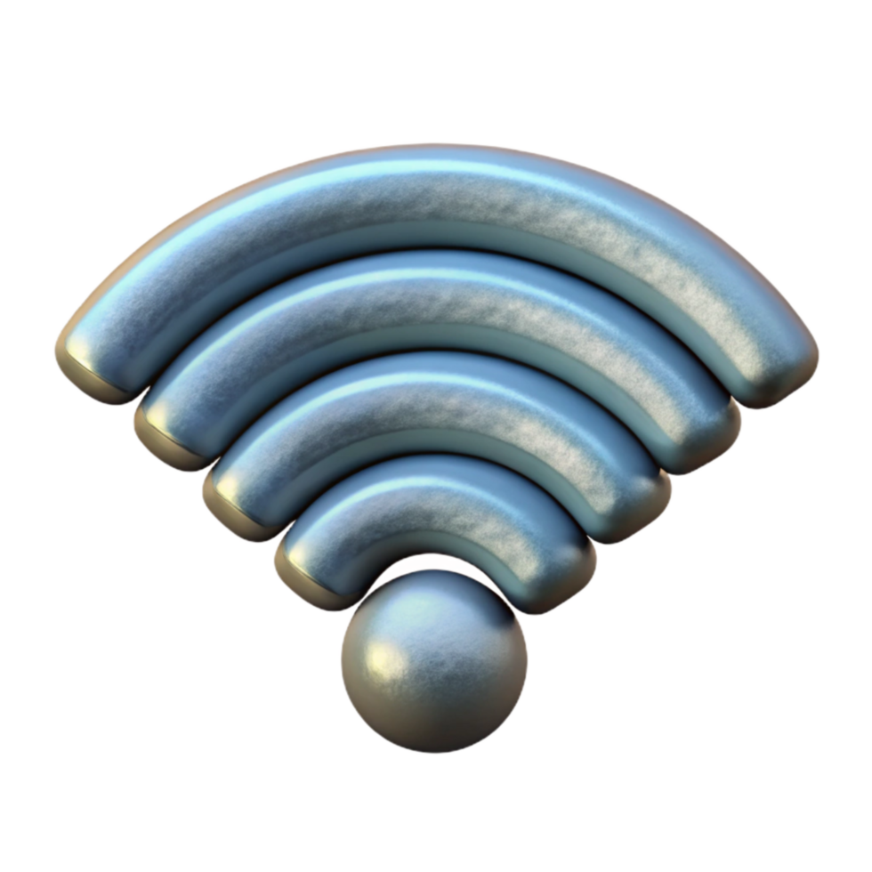 wonderful classic Wireless Communication Icon Signal Waves Transparent Background genuine png