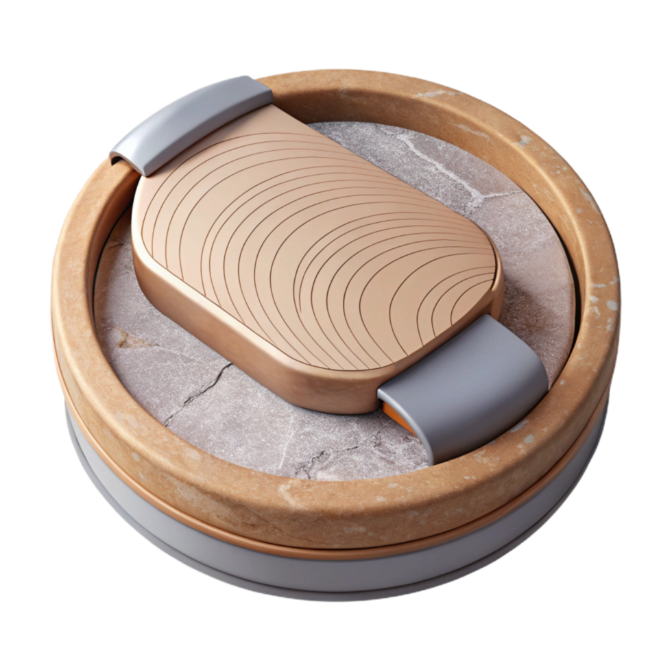 extraordinary vintage Wireless Charging Pad Top View Isolated Cutout genuine png