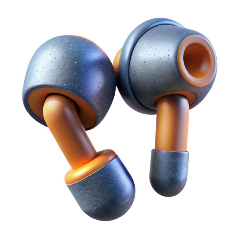 wonderful rustic Wireless Earbuds in Ear Design Noise Isolation Isolated Element high quality png