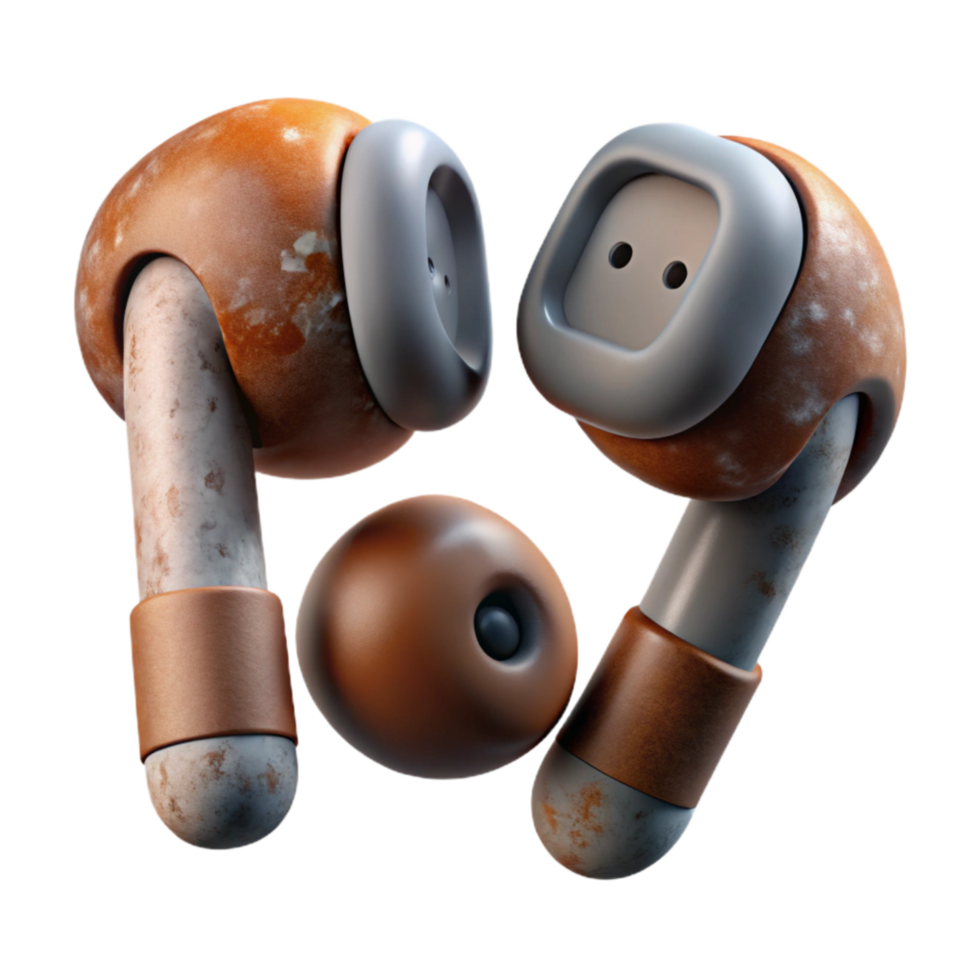 stunning minimalist Wireless Earbuds Single Earbud Isolated Element png