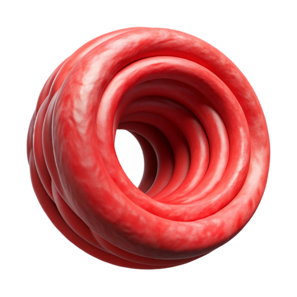 elegant modern Wormhole Entrance Spiral Shape Red Isolated authentic png