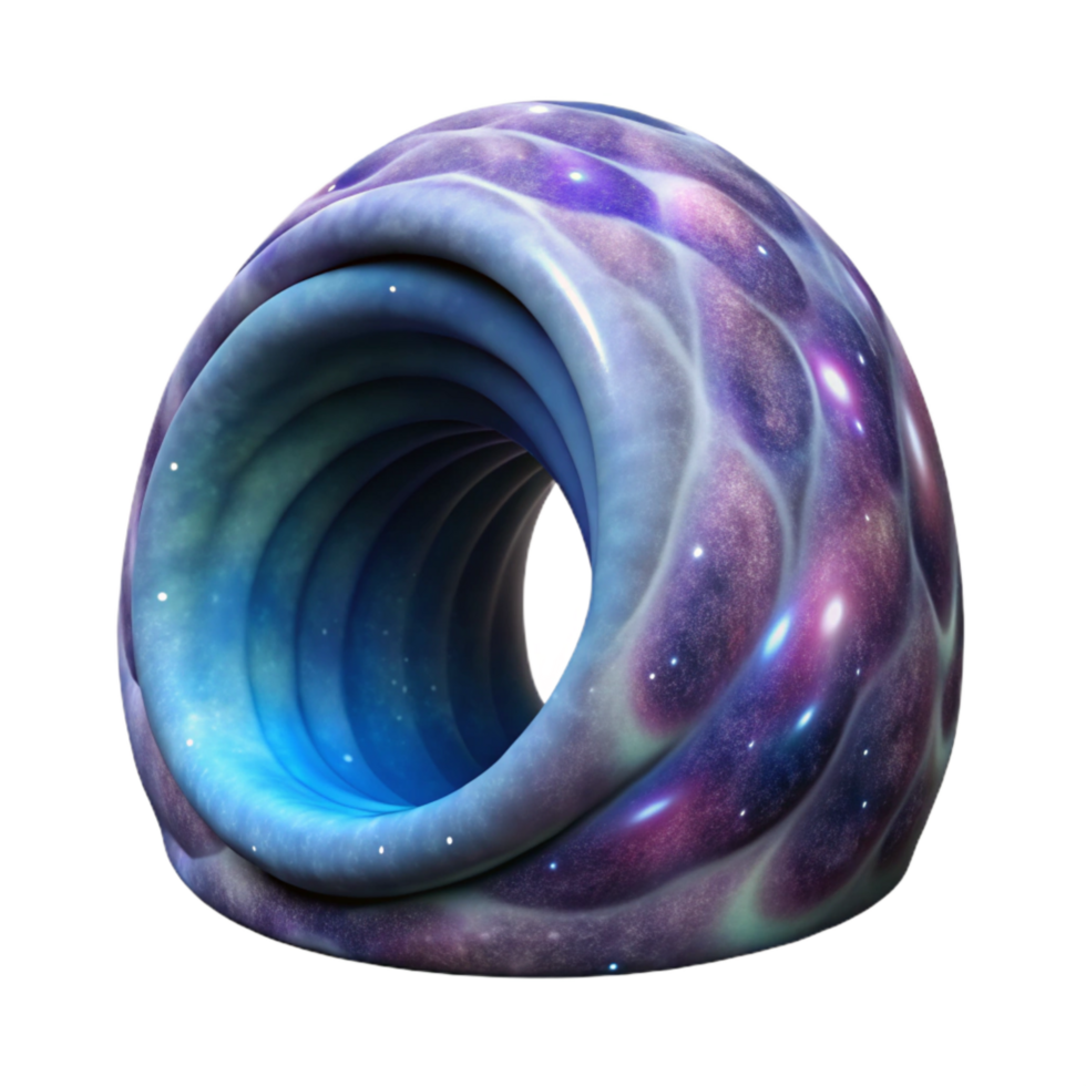 wonderful minimalist Wormhole Entrance Swirling Nebula Cutout authentic png