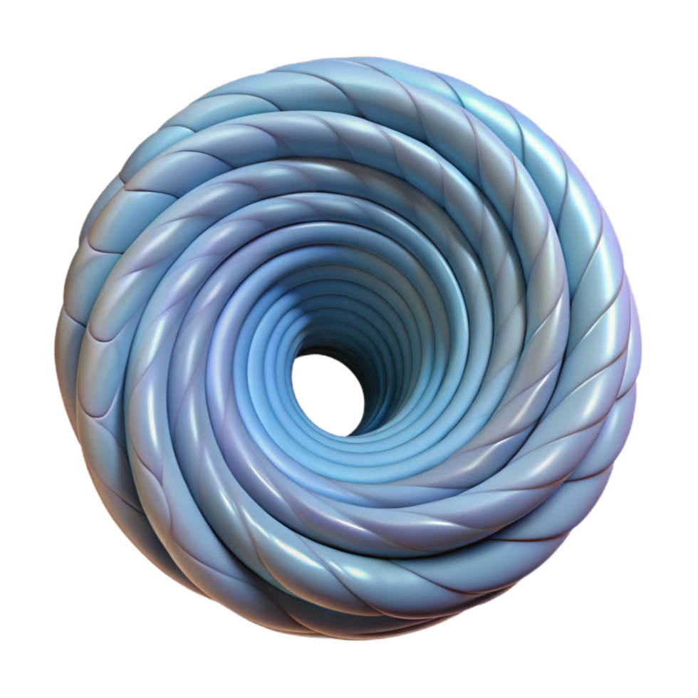 dramatic creative Wormhole Tunnel Spiral Design Transparent Background detailed png