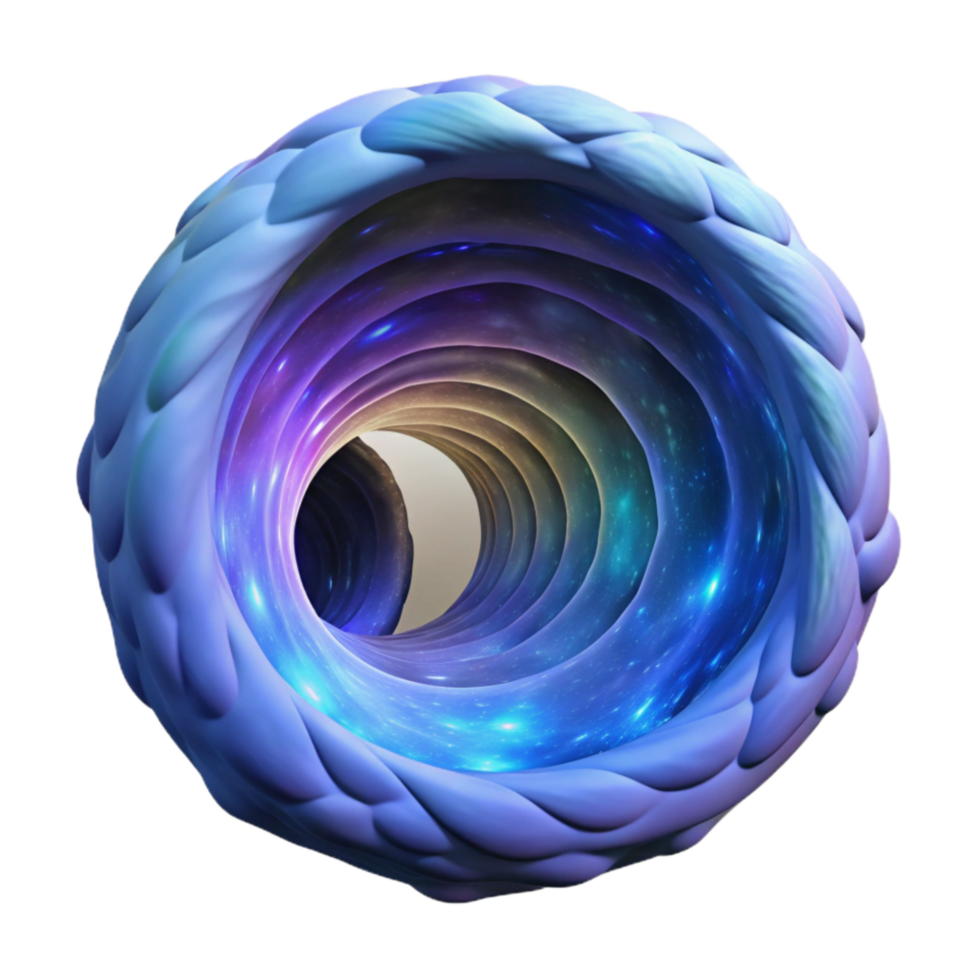 extraordinary abstract Wormhole Tunnel Through Reality Isolated genuine png