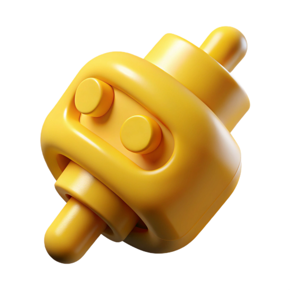 impressive modern Yellow Bio Integrated Connector Cutout premium png