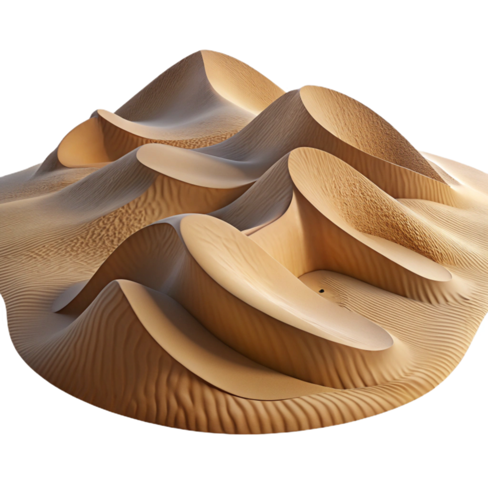 elegant creative Parallel Universe Desert Sand Dunes Isolated genuine png