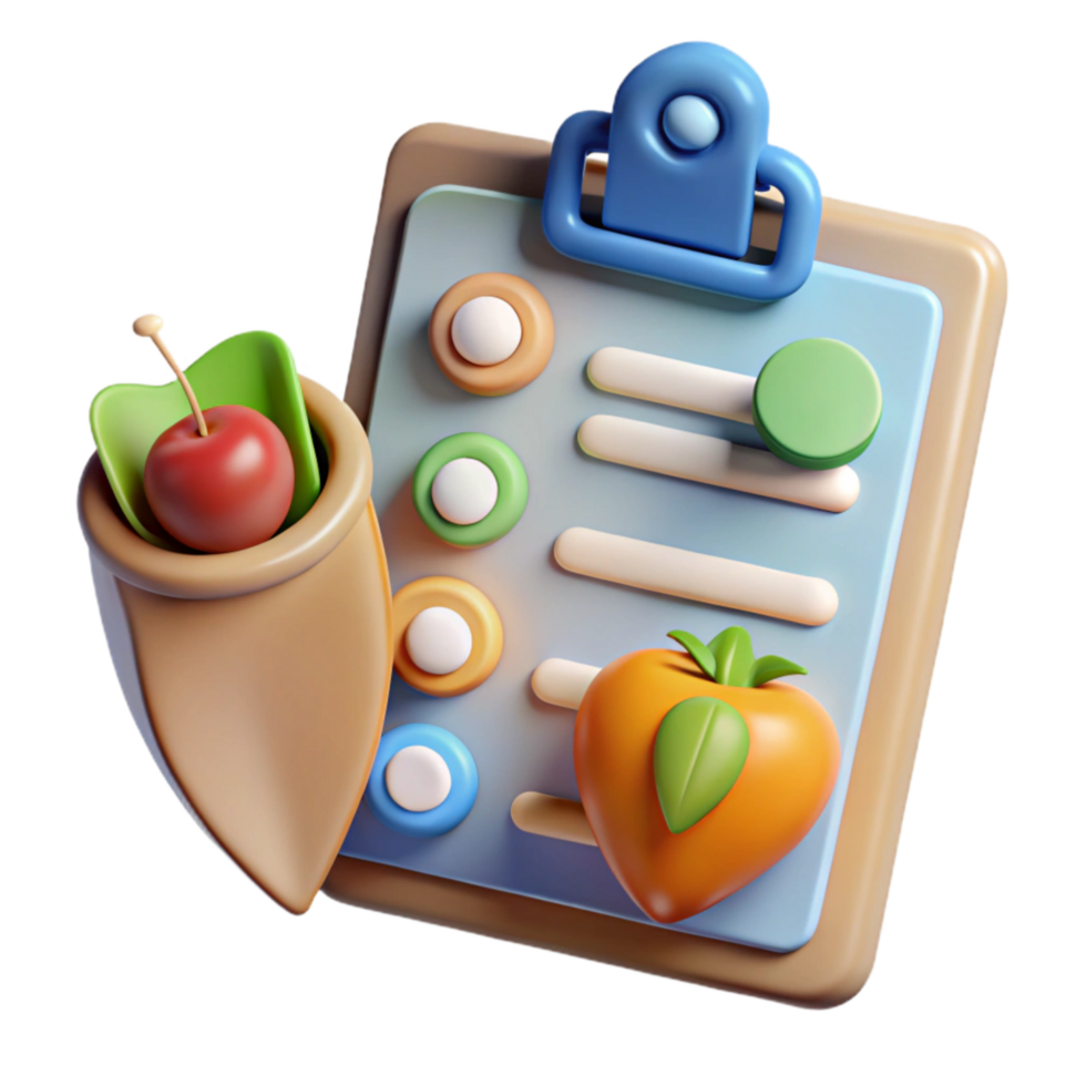 impressive modern Personalized Nutrition Plan Illustration Isolated high resolution png
