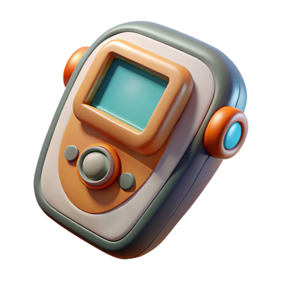 elegant artistic Personal Teleporter Device Handheld Model Cutout Element professional png