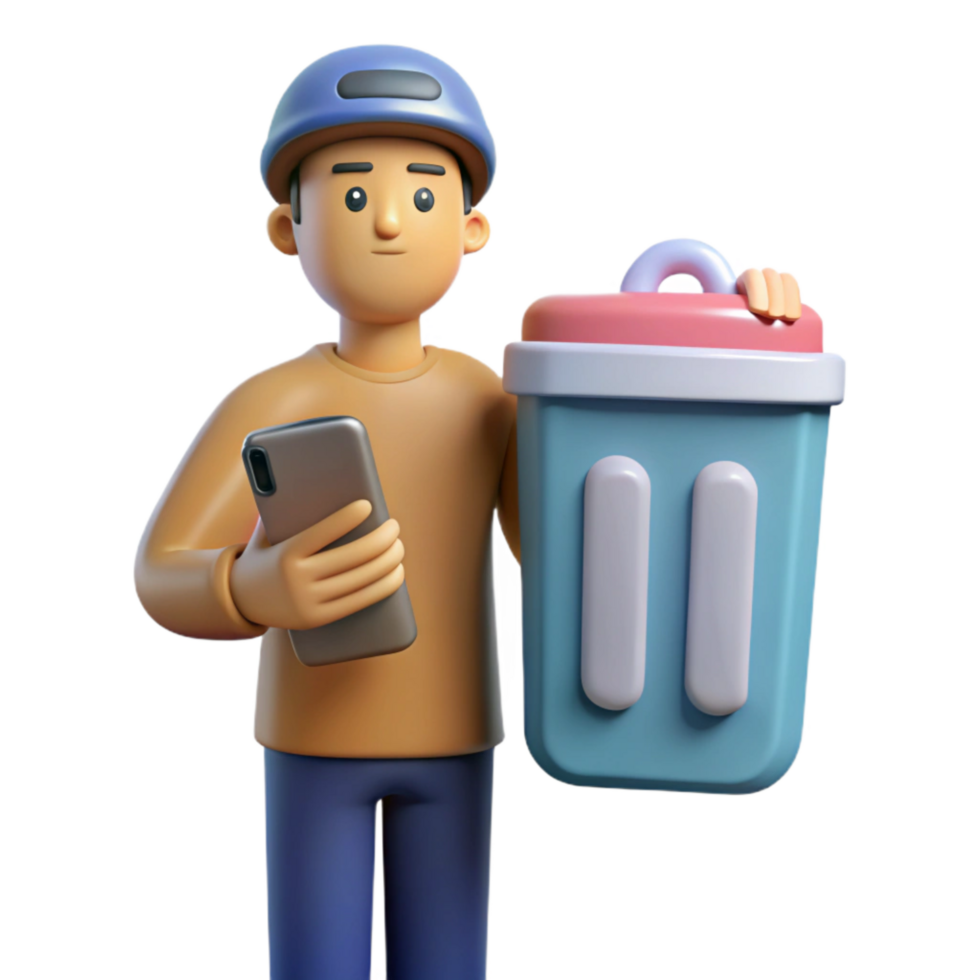 dramatic contemporary Person Deleting Social Media App Cutout authentic png