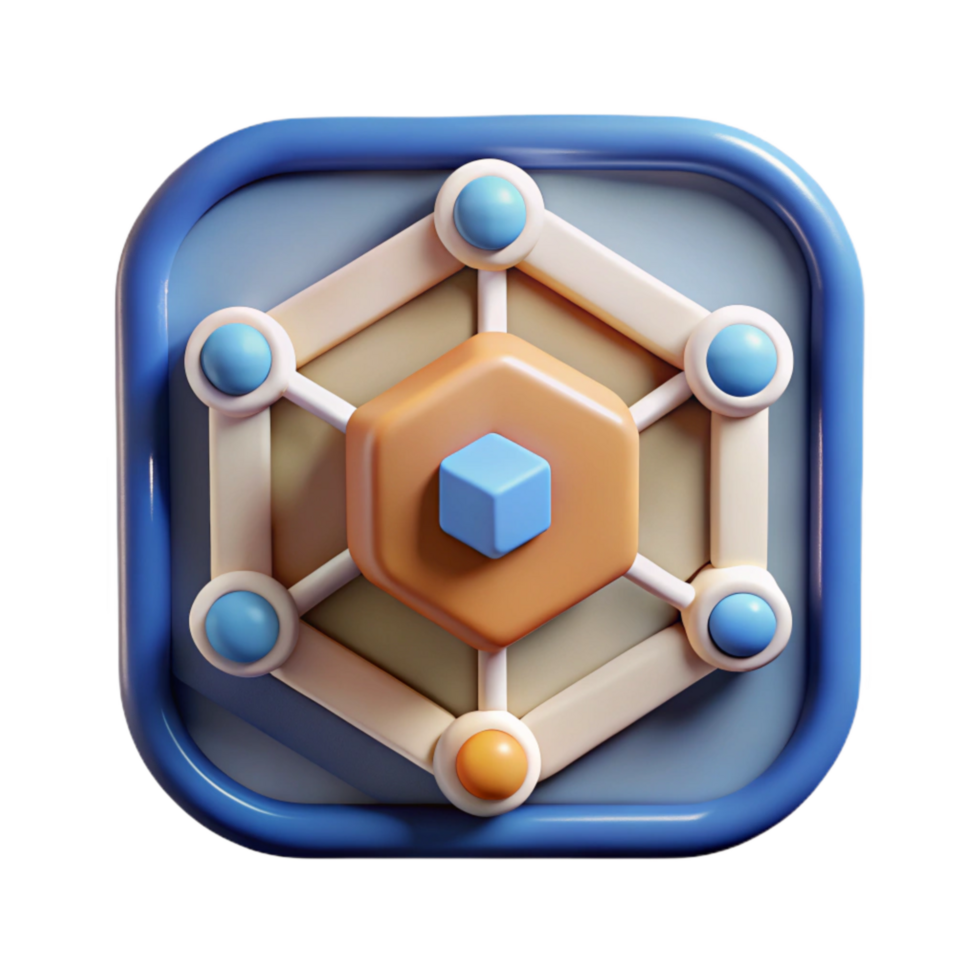 maravilloso rústico cuántico algoritmo mejoramiento icono separar con grafico original png