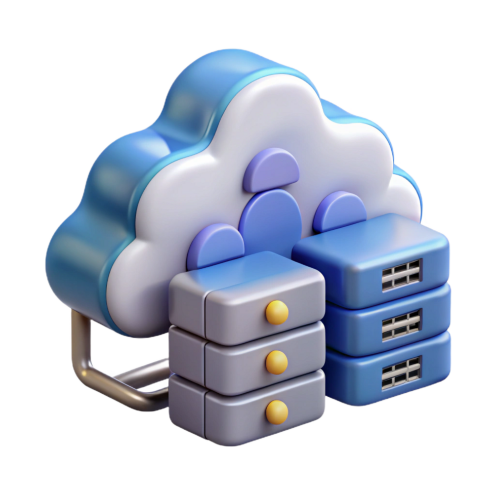 elegant classic Quantum Cloud Computing Data Center Isolated original png
