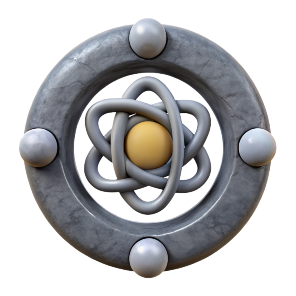 beautiful rustic Quantum Communication Efficiency Icon Gray Chart Cutout Element professional png