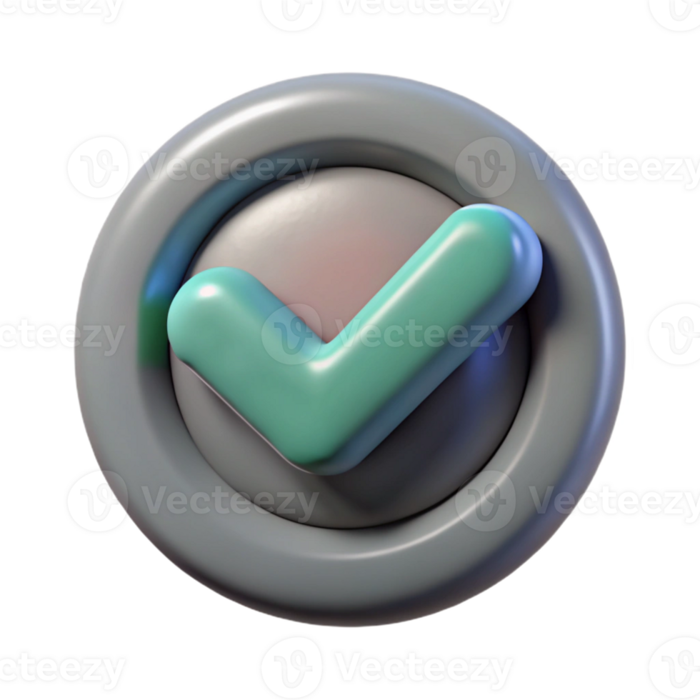serene vintage Quantum Communication Reliability Icon Gray Checkmark Cutout Element exclusive png