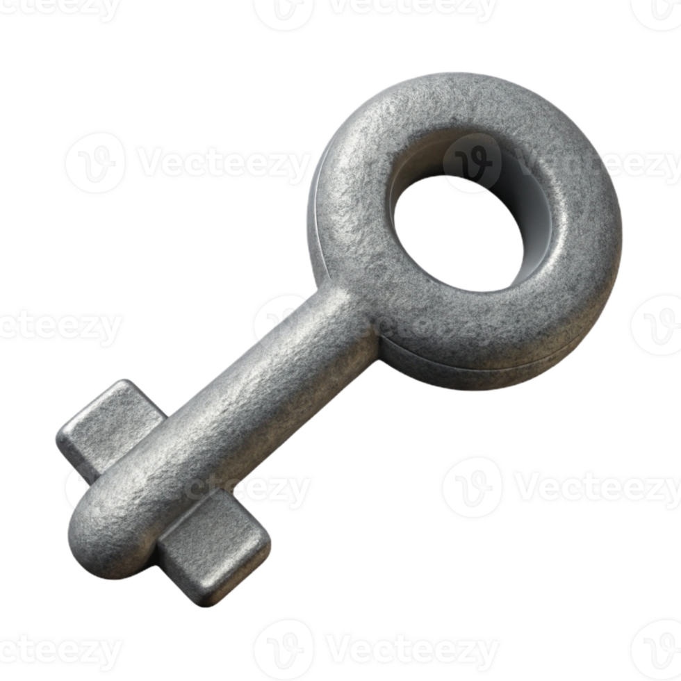 serene vintage Quantum Communication Protocol Icon Gray Key Cutout Element professional png