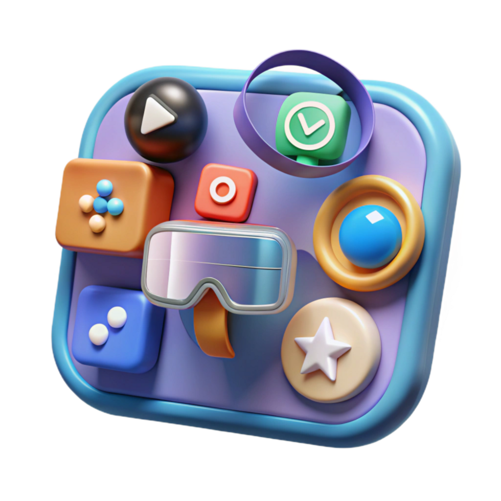 beautiful vintage Realistic Ar Interface with Navigation Arrows Transparent Background high resolution png