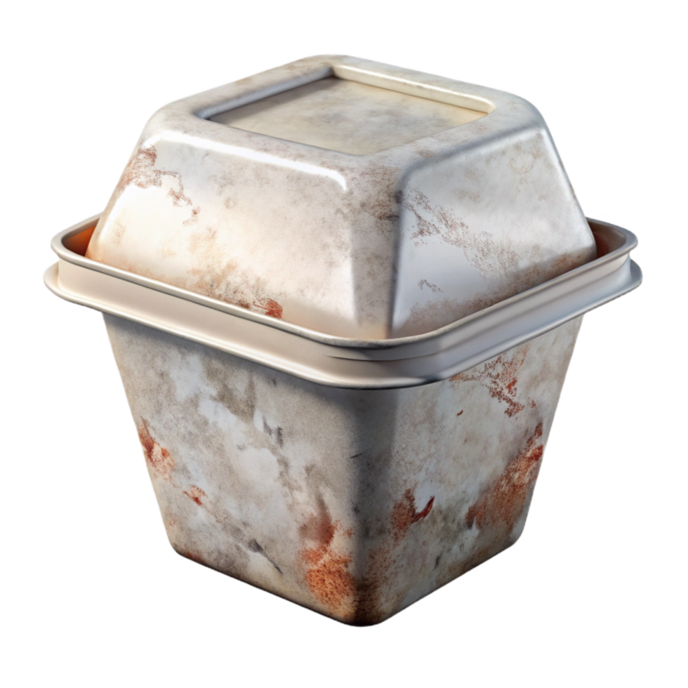 stunning artistic Recyclable Takeout Container with Clear Lid Transparent Background authentic png