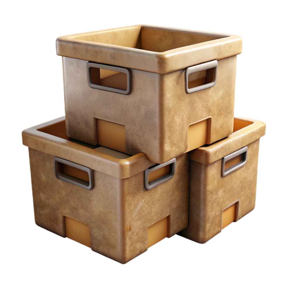 beautiful artistic Recycled Cardboard Box Storage Organizer Transparent genuine png