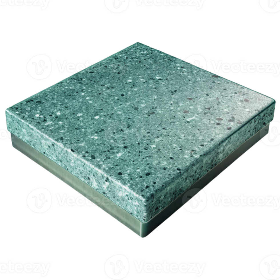 elegant abstract Recycled Glass Countertop Polished Finish Isolated high quality png