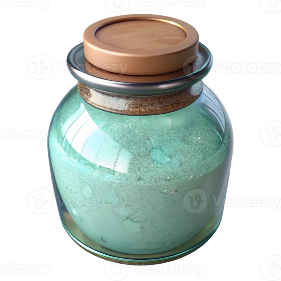 stunning contemporary Recycled Glass Jar Clear Isolated high quality png