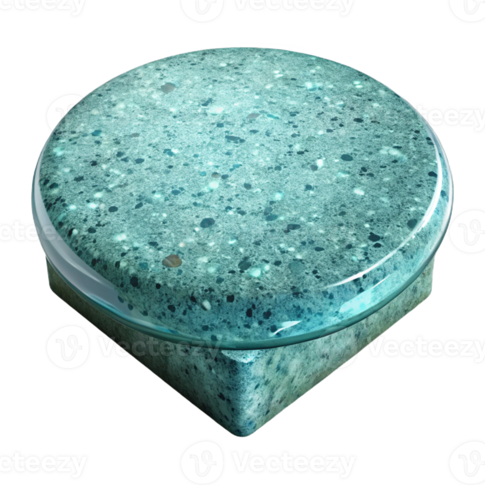 serene traditional Recycled Glass Countertop Polished Finish Isolated high quality png
