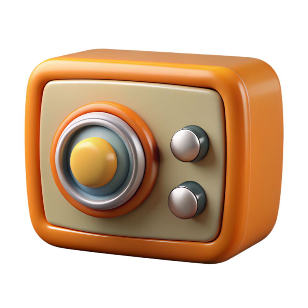 wonderful abstract Retro Radio Tuning Knob Detail Transparent Background detailed png