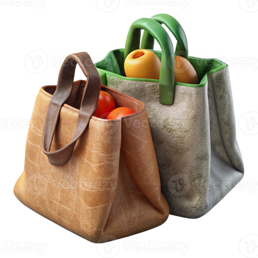 extraordinary artistic Reusable Grocery Bags Canvas Isolated high resolution png