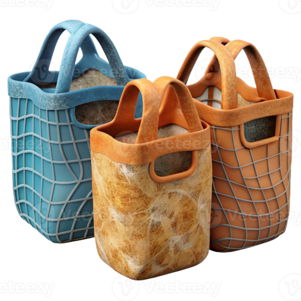 impressive classic Reusable Grocery Bags Mesh Cutout authentic png