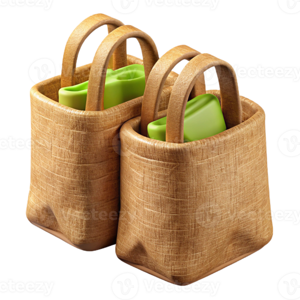 stunning abstract Reusable Grocery Bags Natural Fiber Transparent Background png