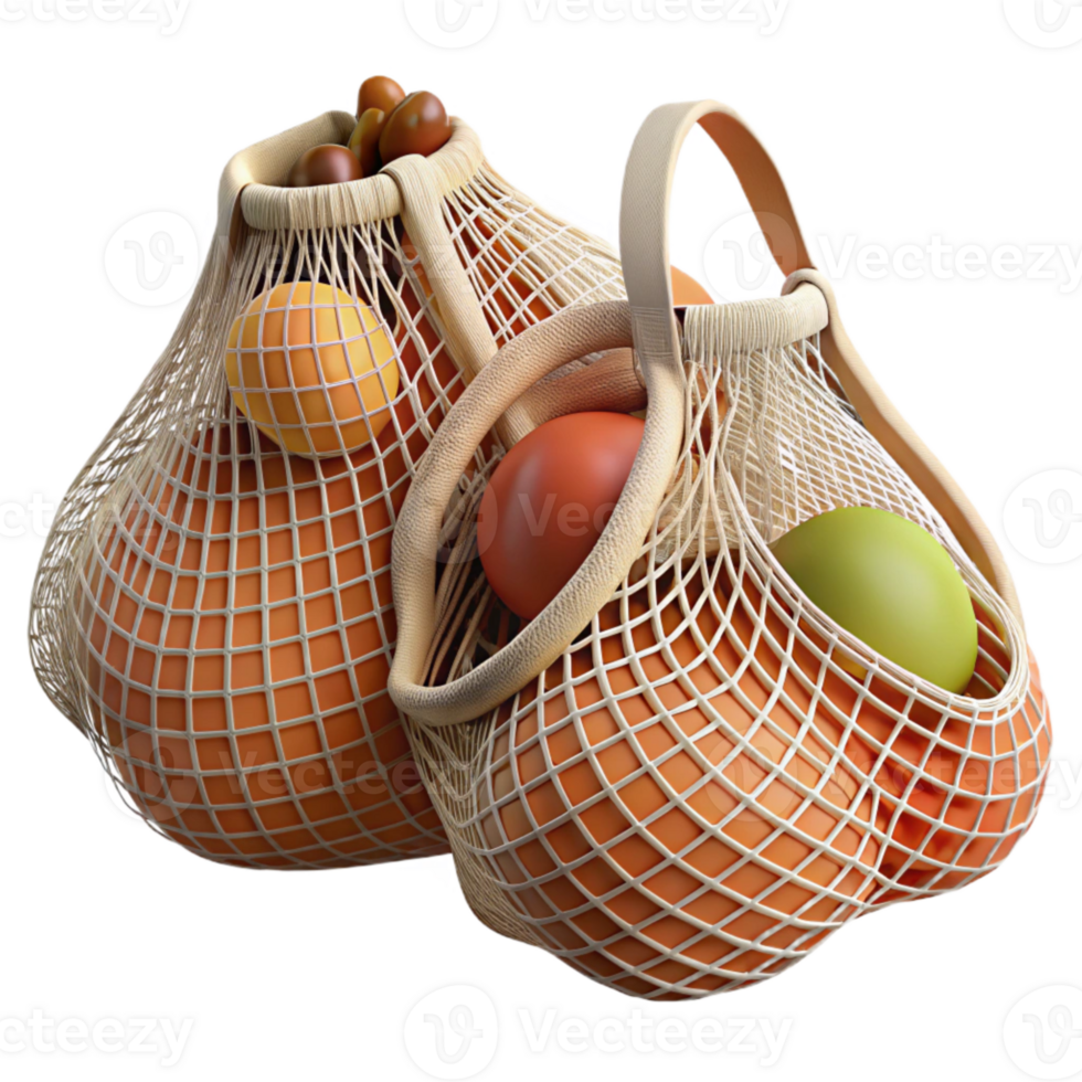 extraordinary modern Reusable Produce Bags Cotton Mesh Cutout detailed png
