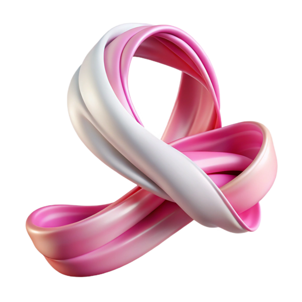 extraordinary minimalist Ribbon Dancing with Flowing Movement Pink and White Cutout original png