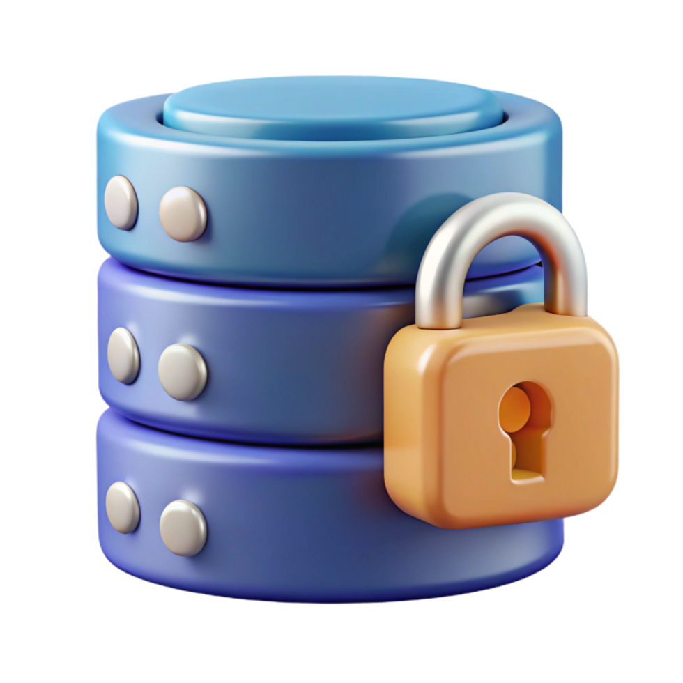extraordinary abstract Secure Quantum Data Storage Icon Transparent Background original png