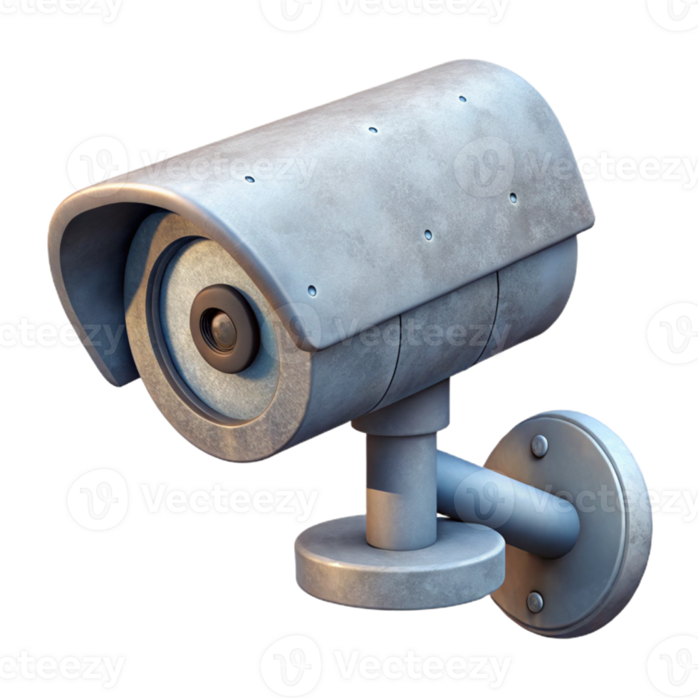 elegant minimalist Security Camera Rotating View Cutout Isolated high resolution png