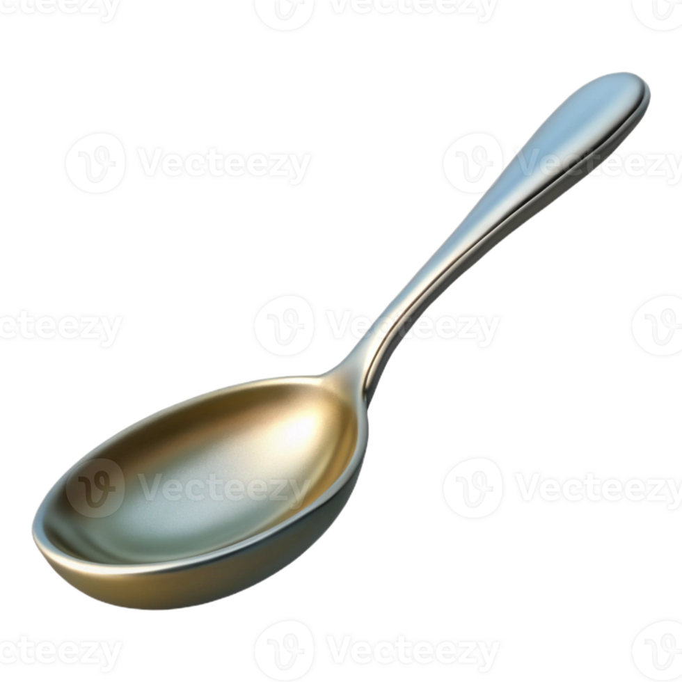 stunning contemporary Silver Spoon Bending Upwards Transparent Background genuine png