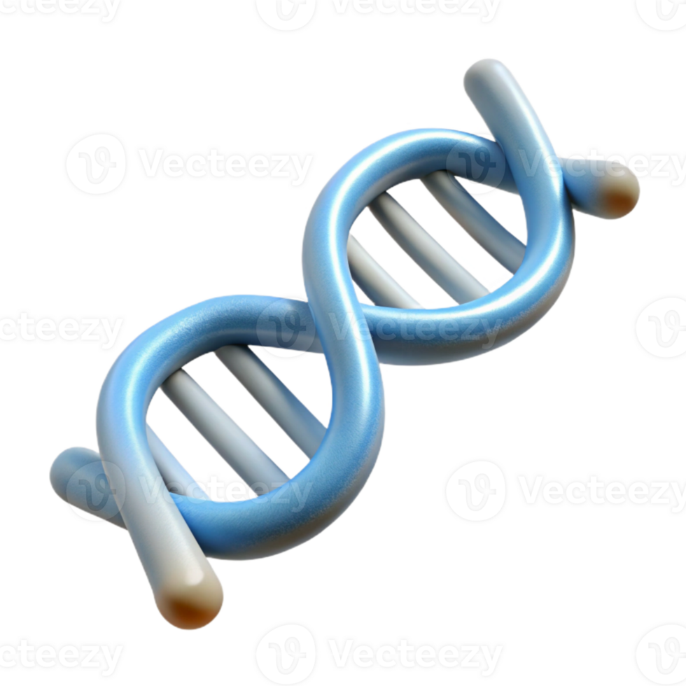 magnificent vintage Simple Dna Structure Illustration Isolated on White high resolution png