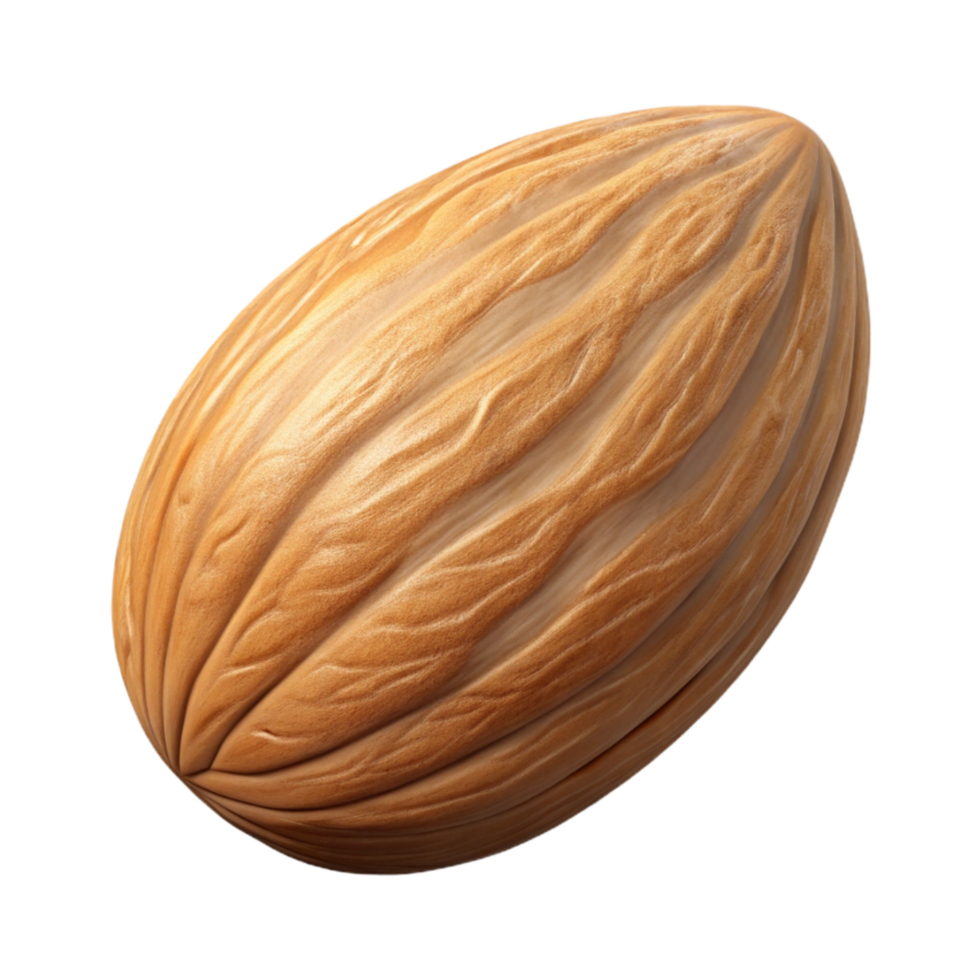 serene artistic Single Almond Isolated Element original png