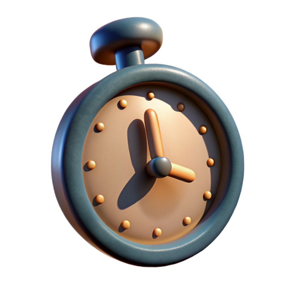 dramatic minimalist Single Clock Hand Casting Shadow Cutout detailed png