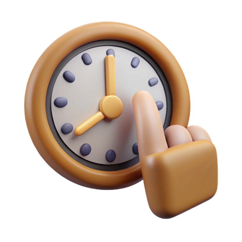 wonderful contemporary Single Clock Hand Pointing Downward Cutout professional png