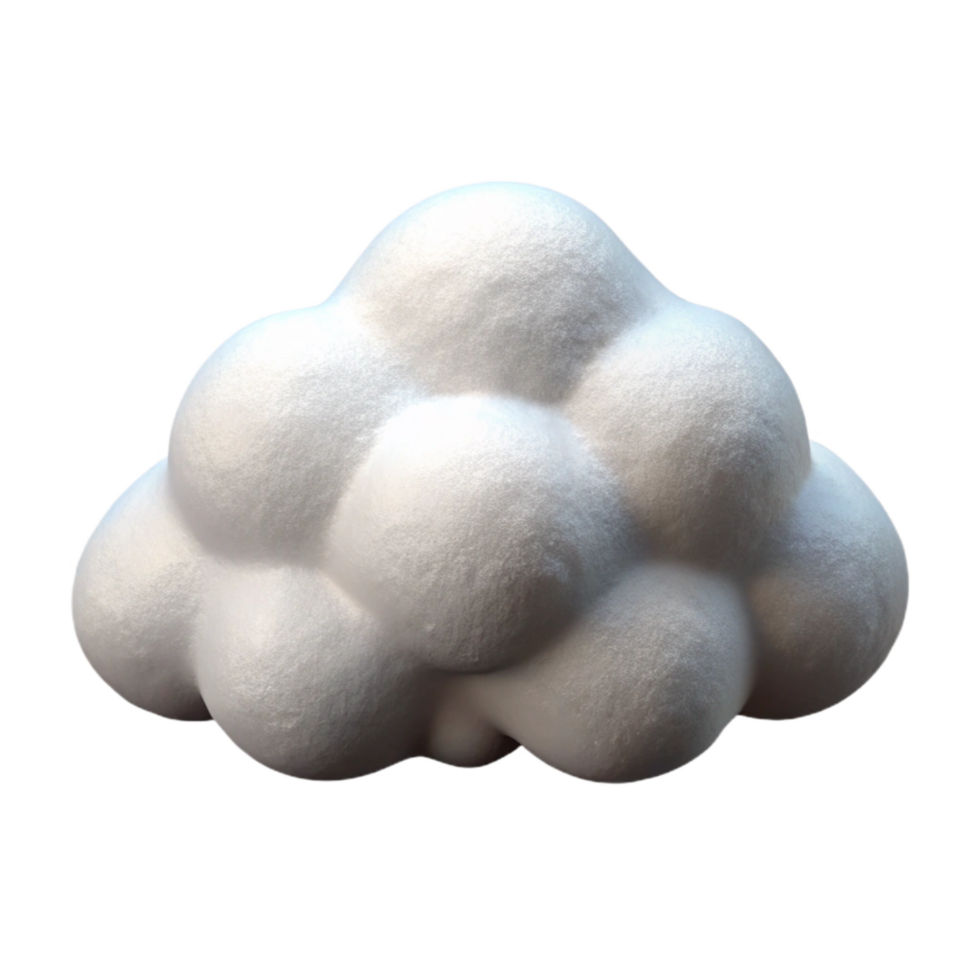wonderful minimalist Single Cloud White Fluffy Cutout Element high quality png