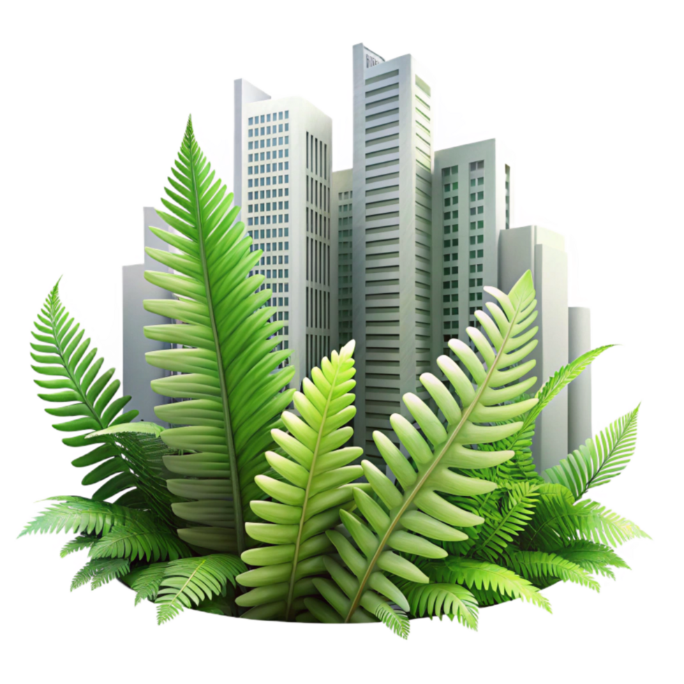 extraordinary creative Single Leaf Falling on City Street Isolated high quality png