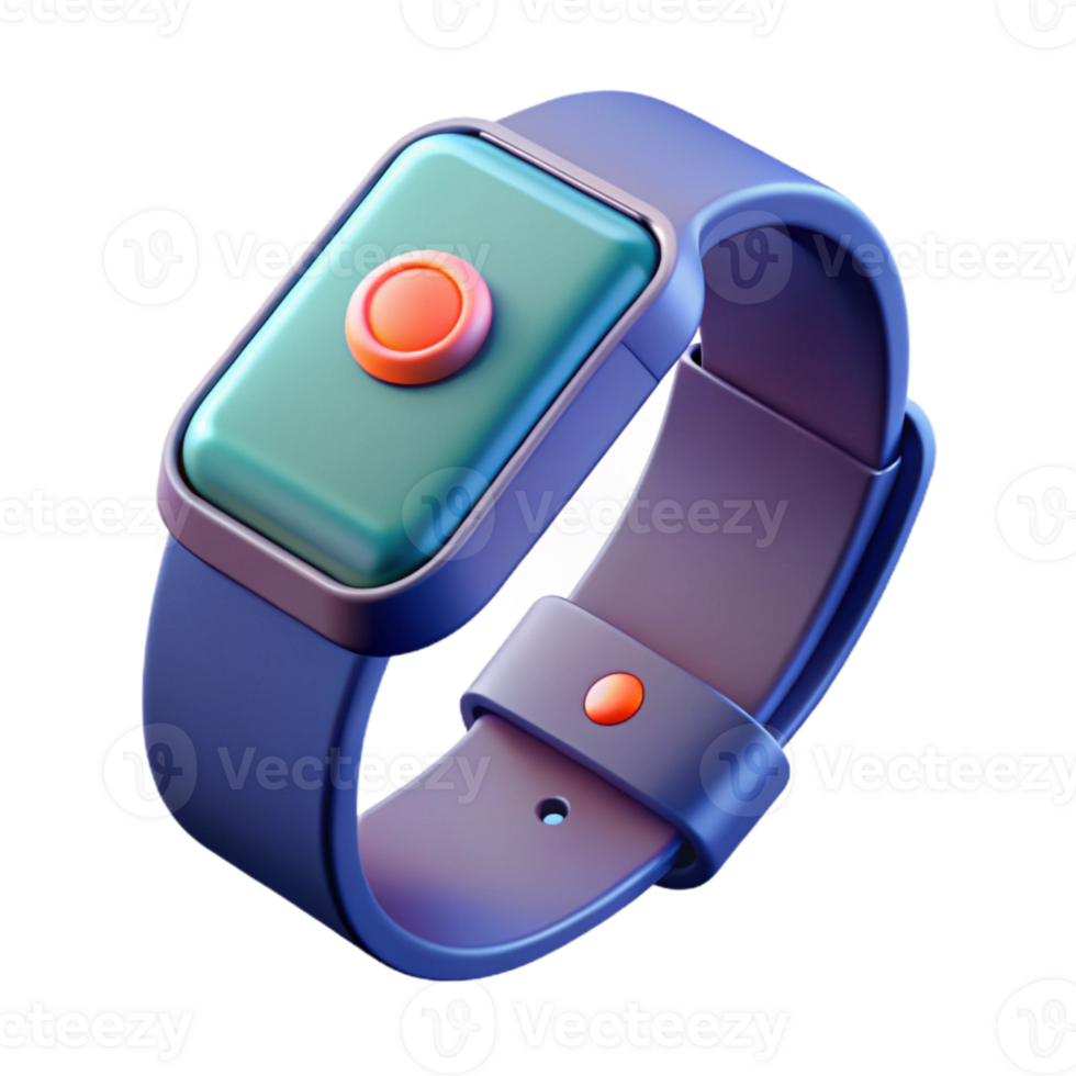 elegant modern Smart Wristband Isolated on Transparent Background authentic png