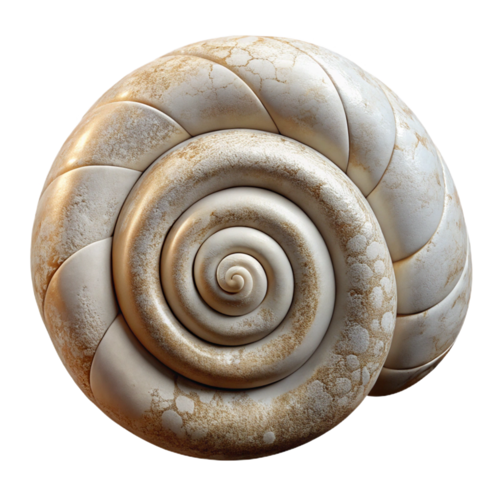 beautiful modern Snail Shell Spiral Pattern Isolated Element exclusive png