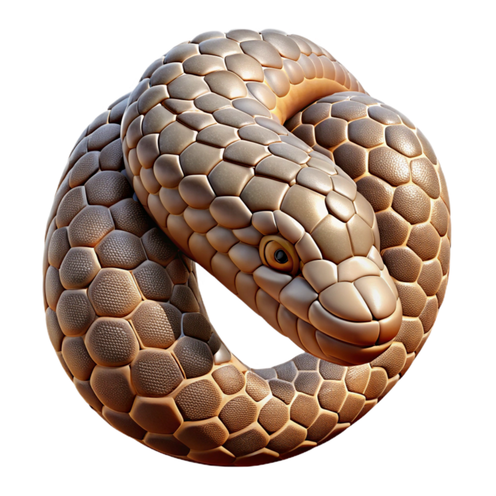 impressive minimalist Snake Skin Texture Cutout Element detailed png